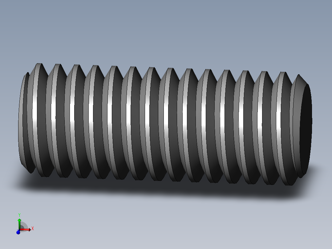 DIN 913-ISO 4026 固定螺钉-M6 L=15.SLDPRT