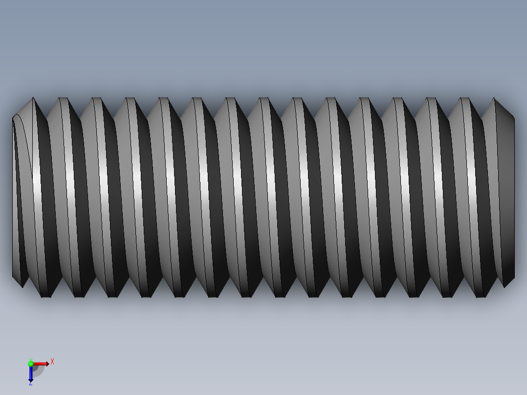 DIN 913-ISO 4026 固定螺钉-M6 L=15.SLDPRT俯视图