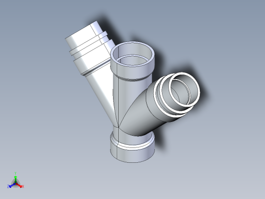 船舶管路系统S8_SeaDrainPLUS_DoubleReducingWye-SxSxSxS_37E263530_2x2x1-1-2x1-1-2in Sea Drain Plus - Double Reducing Wye - SxSxSxS
