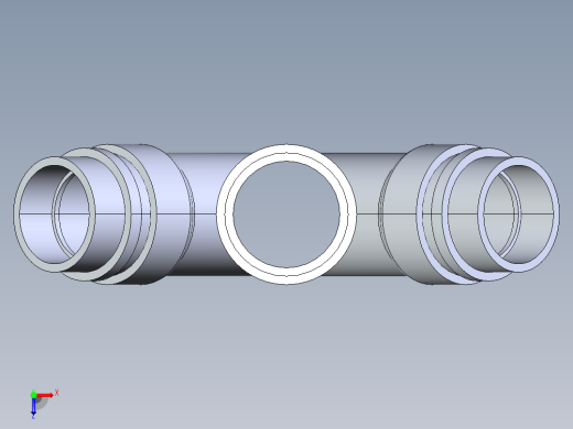 船舶管路系统S8_SeaDrainPLUS_DoubleReducingWye-SxSxSxS_37E263530_2x2x1-1-2x1-1-2in Sea Drain Plus - Double Reducing Wye - SxSxSxS俯视缩略图