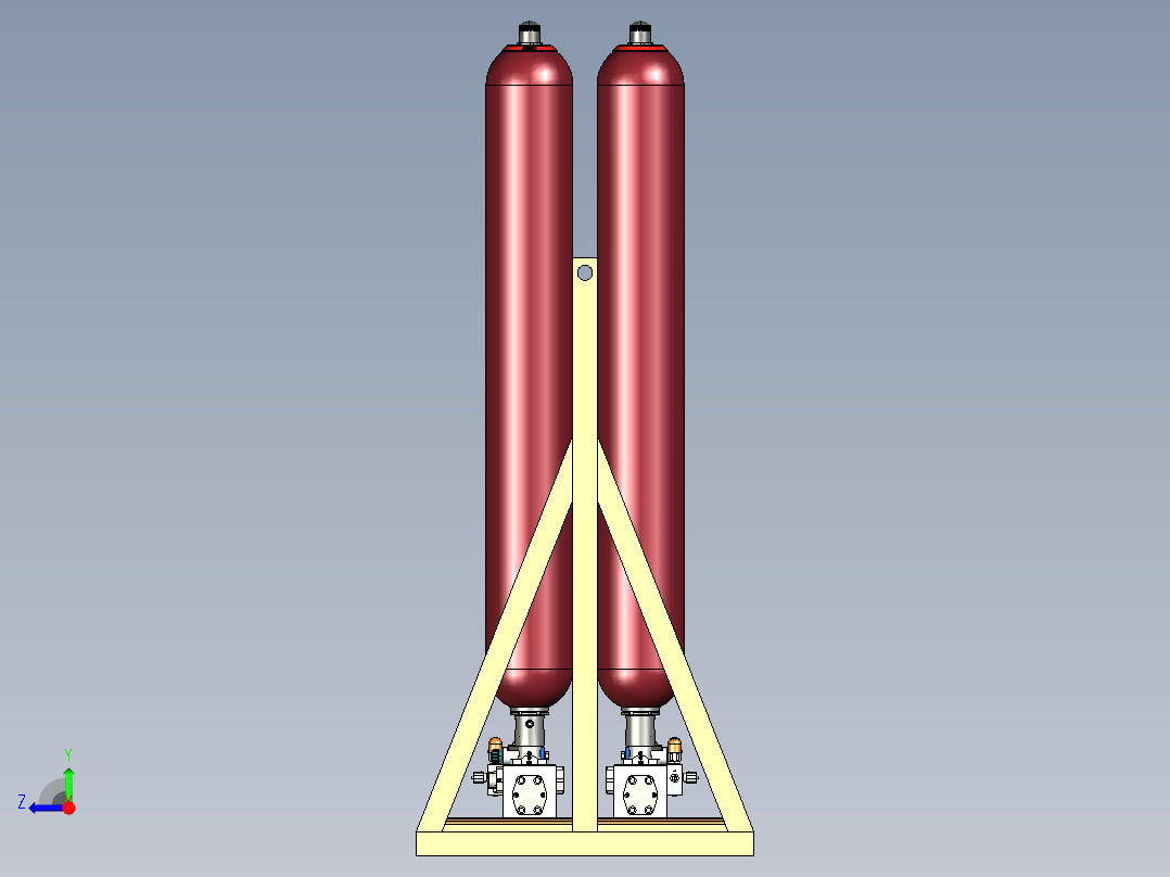 蓄电池单元右视图