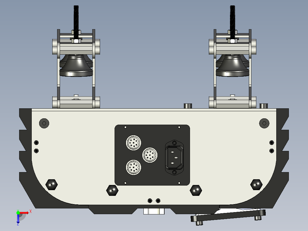 皮带和皮带轮编码器俯视图