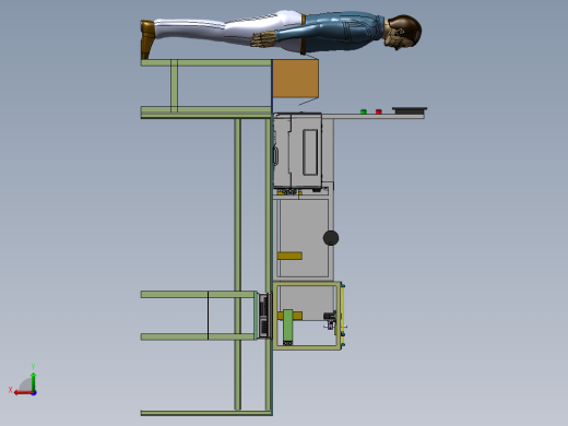半自动人工装箱设备sw18可编辑后视缩略图