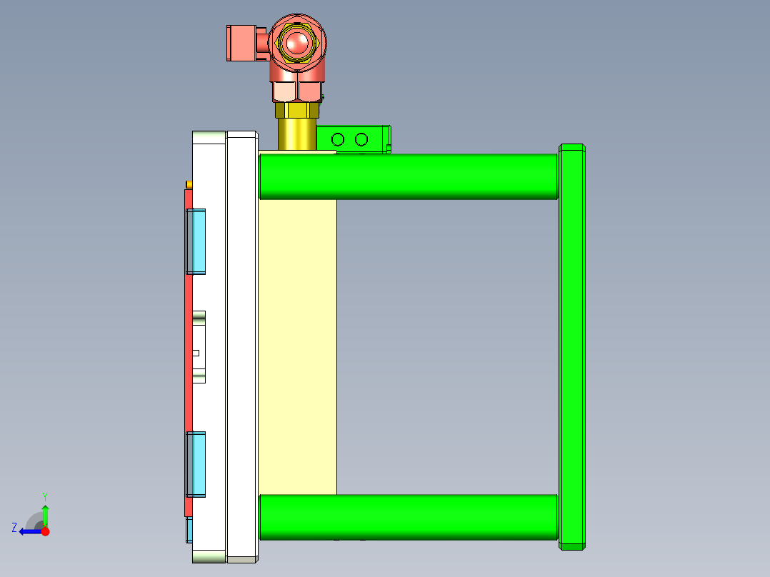 REACHER-A-笔记本CNC工装夹具三维模型CNC1-0918右视图