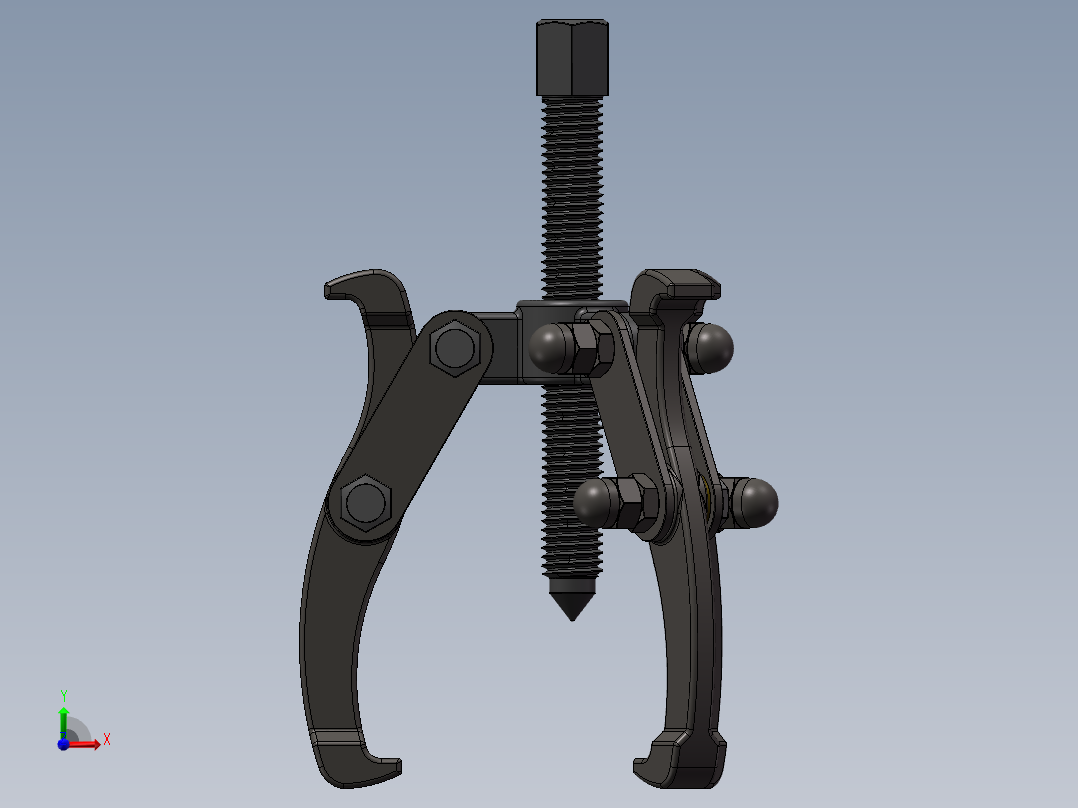 三爪拉马（需要特征识别）前视图