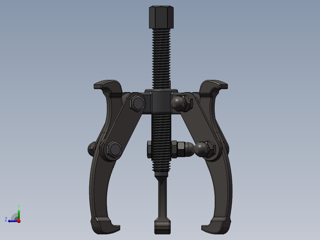 三爪拉马（需要特征识别）右视图
