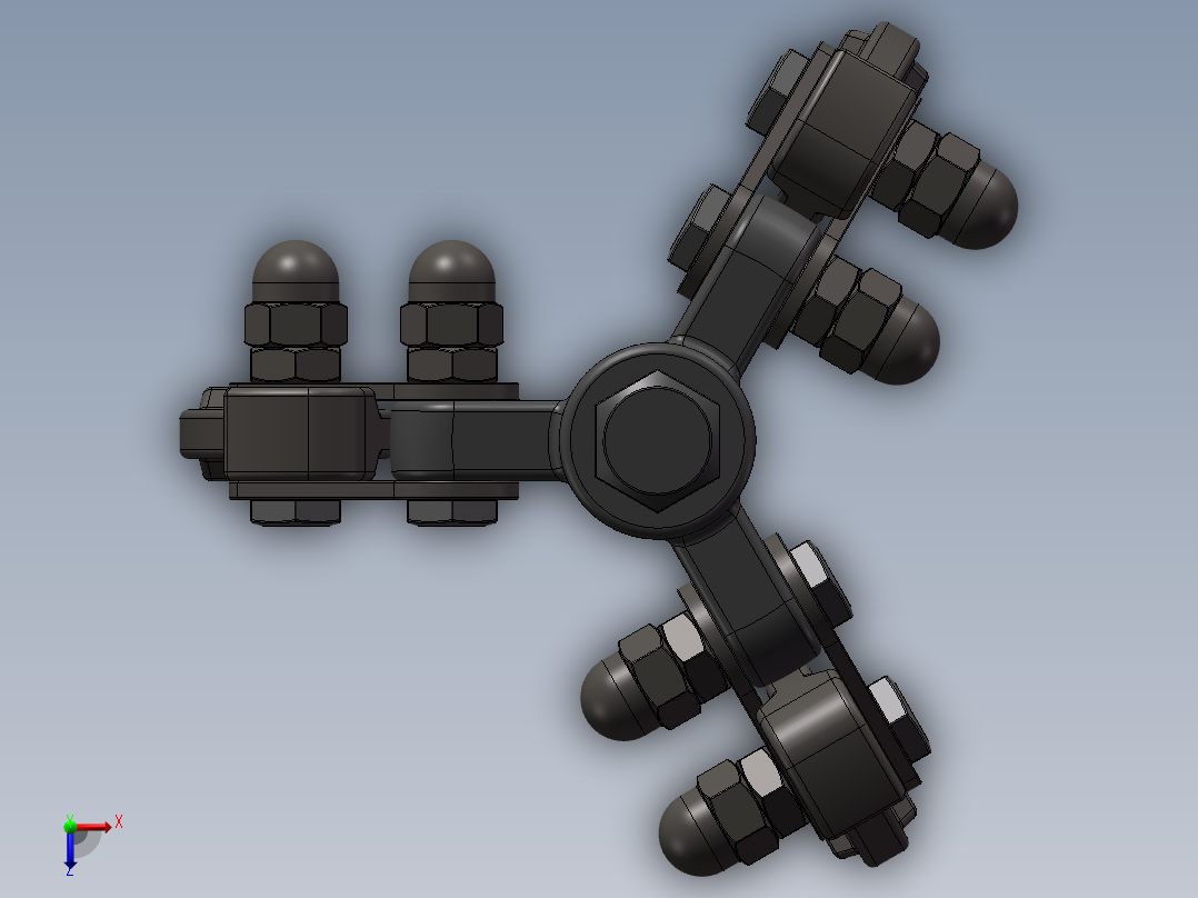 三爪拉马（需要特征识别）俯视图