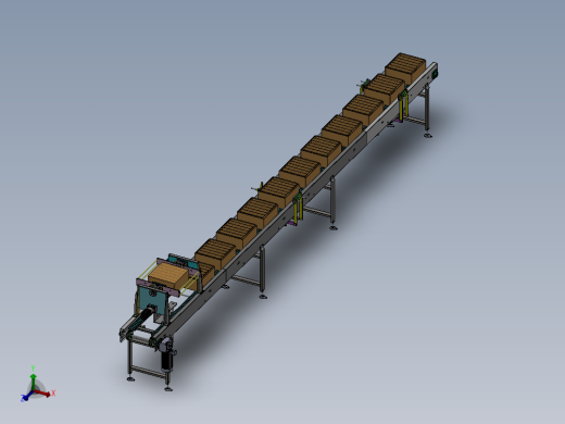 定中顶升装箱180度顶升翻转链板输送机