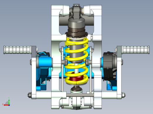 减震系统三维设计后视缩略图