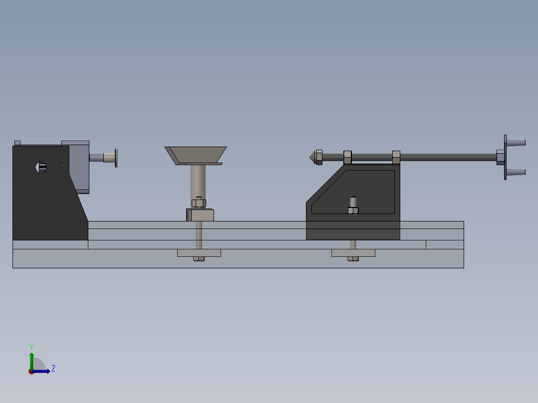 A2004565-木工车床左视图