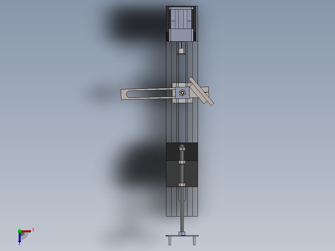 A2004565-木工车床俯视图