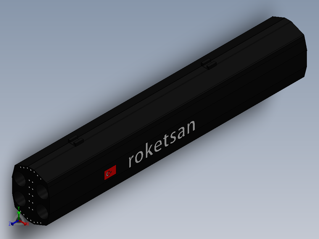 火箭(6)正等轴测图