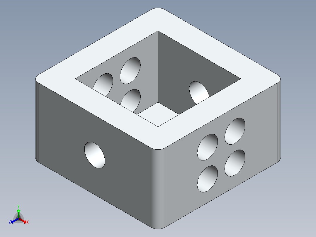 Grey T 望远镜钻具正等轴测图