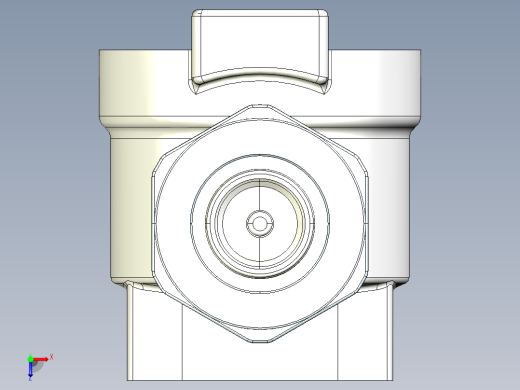 青铜液压阀俯视缩略图