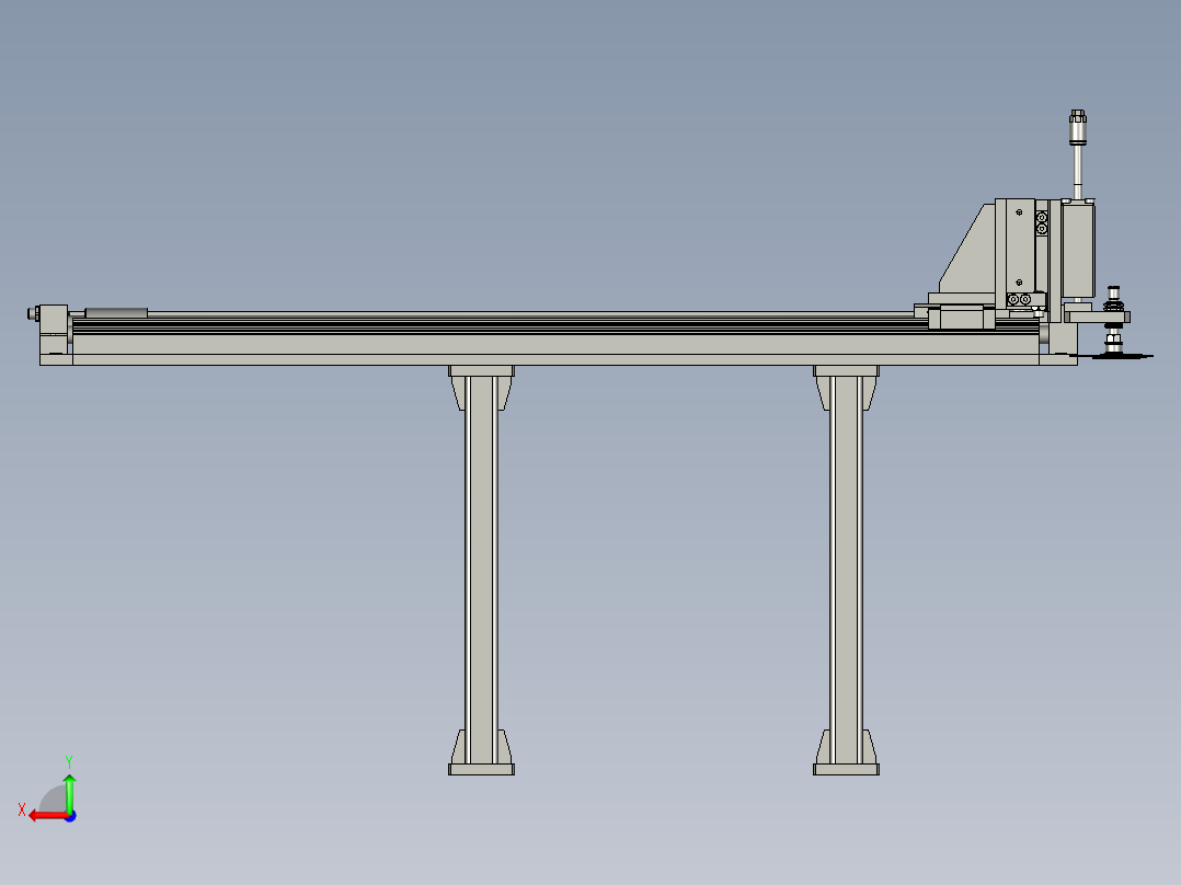 PCB吸取移料机构后视图