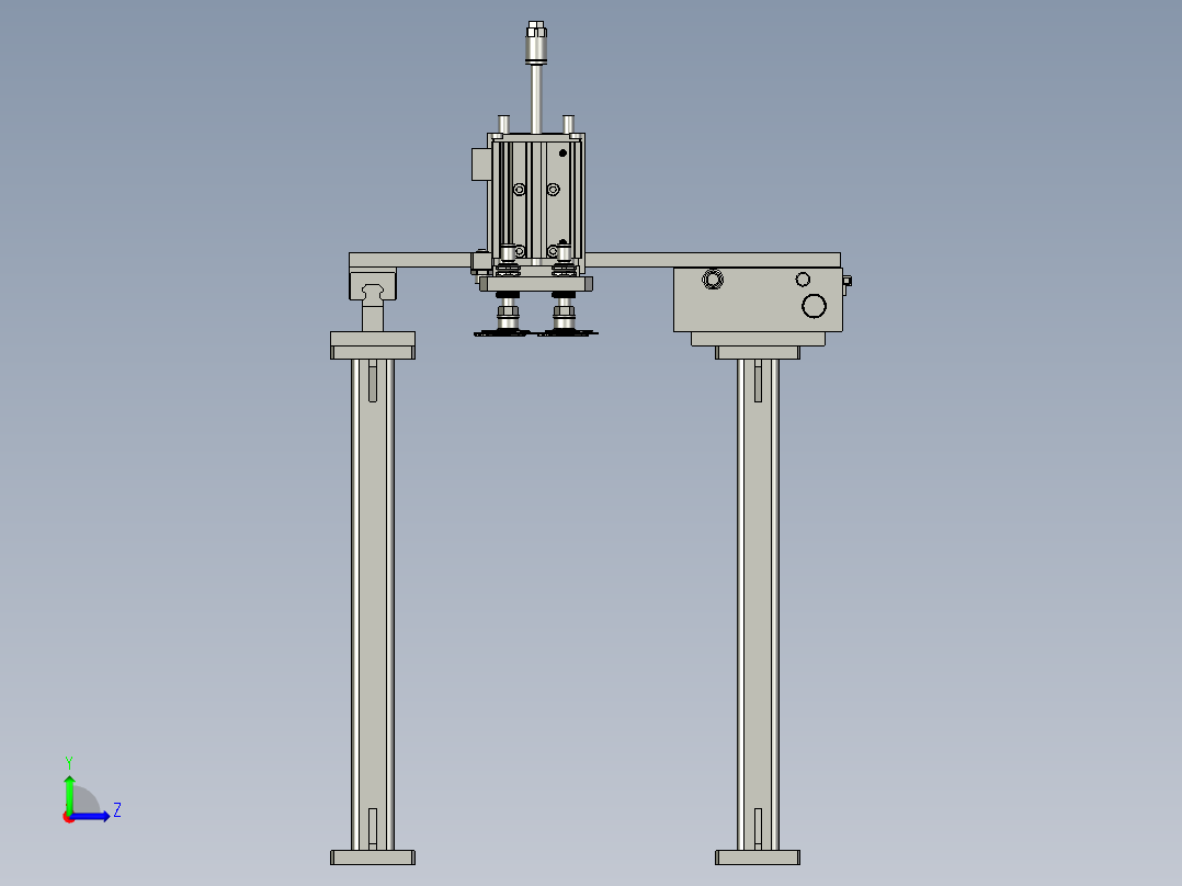 PCB吸取移料机构左视图