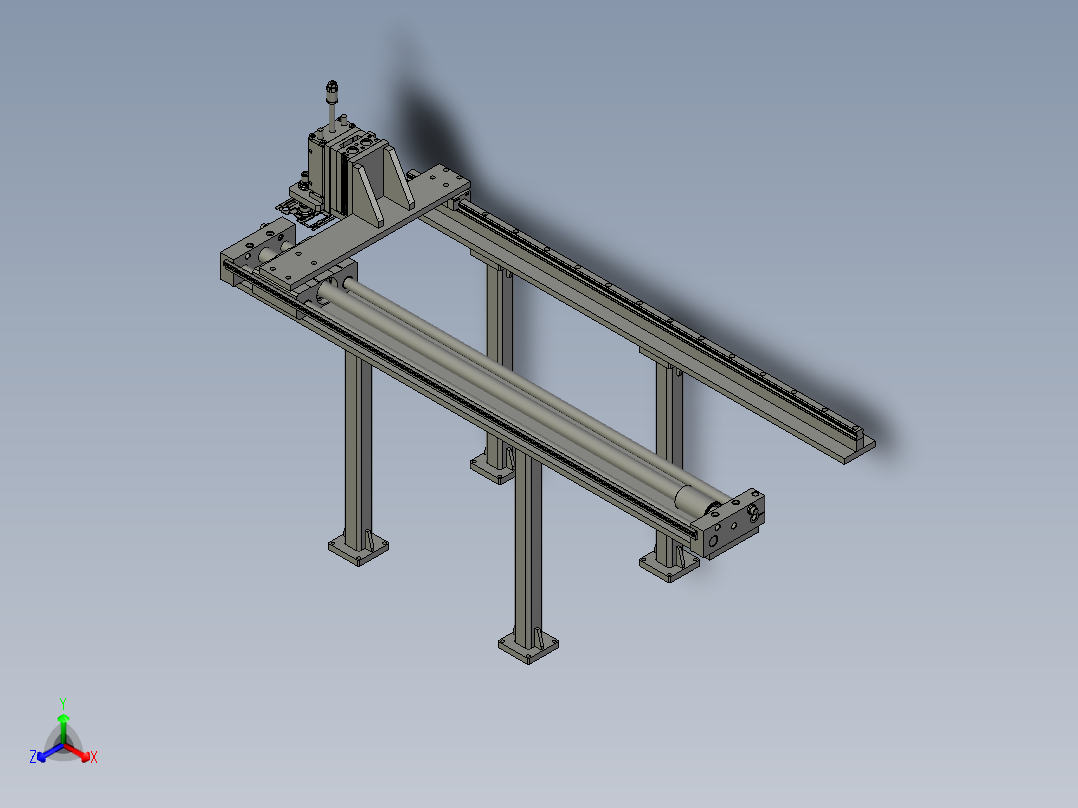 PCB吸取移料机构正等轴测图