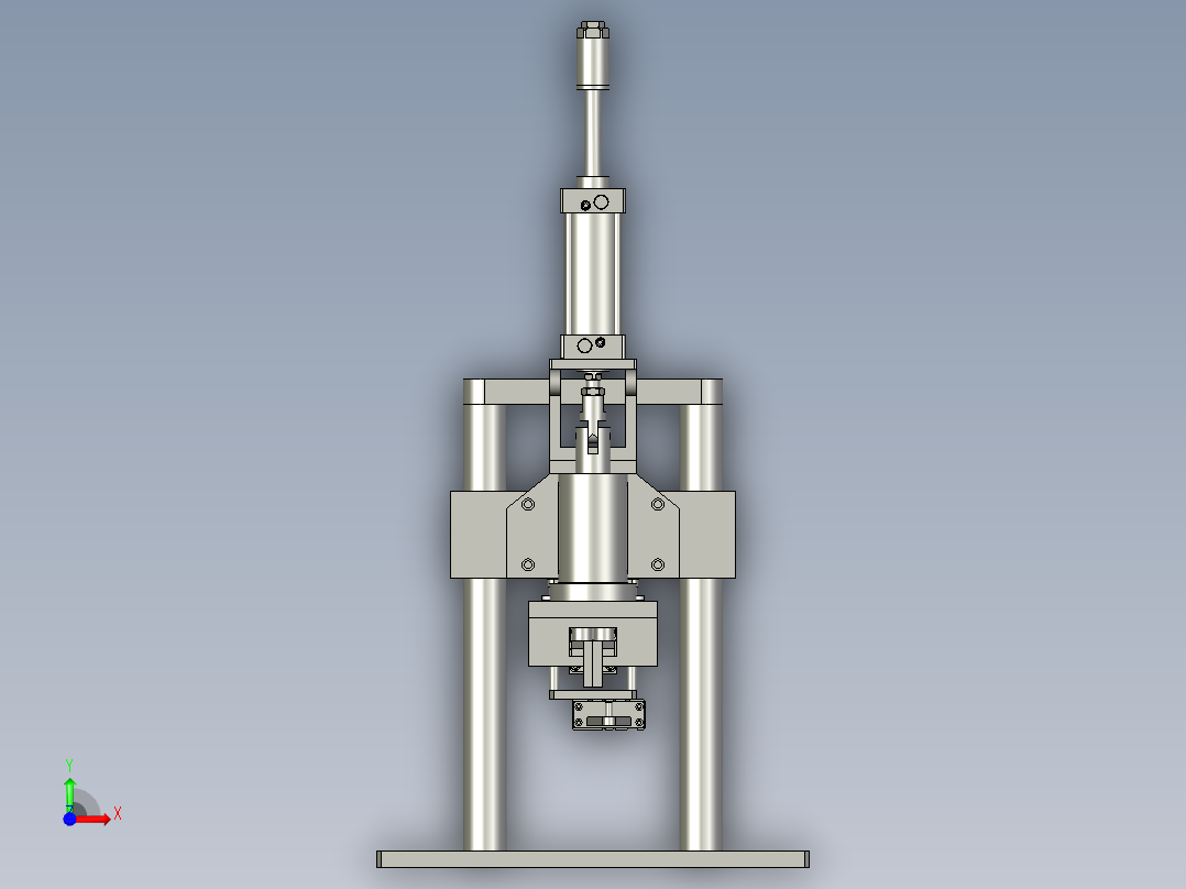 汽车压力管压管机前视图