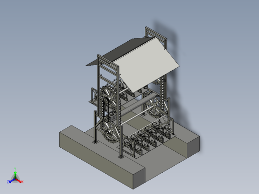 入口多车道智能自行车车库