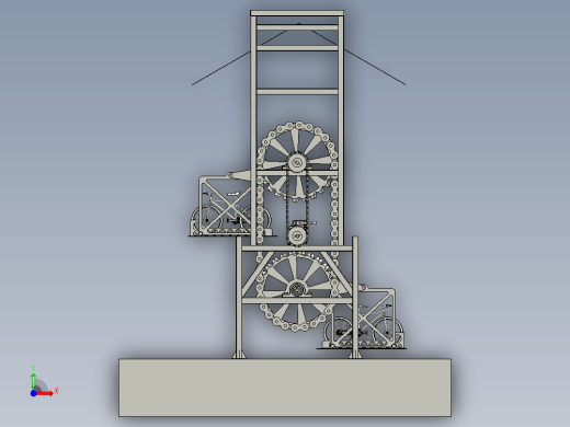 入口多车道智能自行车车库前视缩略图