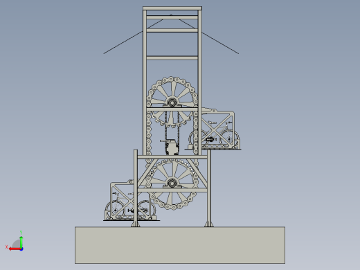 入口多车道智能自行车车库后视缩略图