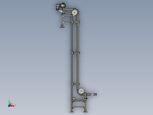 制药机械的瓶子提升装置前视缩略图