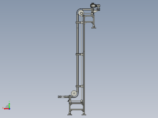 制药机械的瓶子提升装置后视缩略图