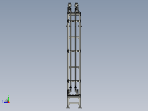 制药机械的瓶子提升装置右视缩略图