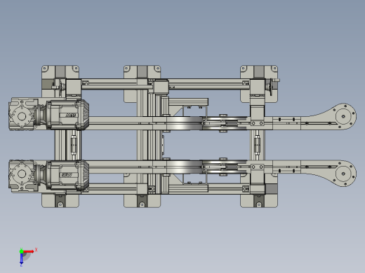 制药机械的瓶子提升装置俯视缩略图