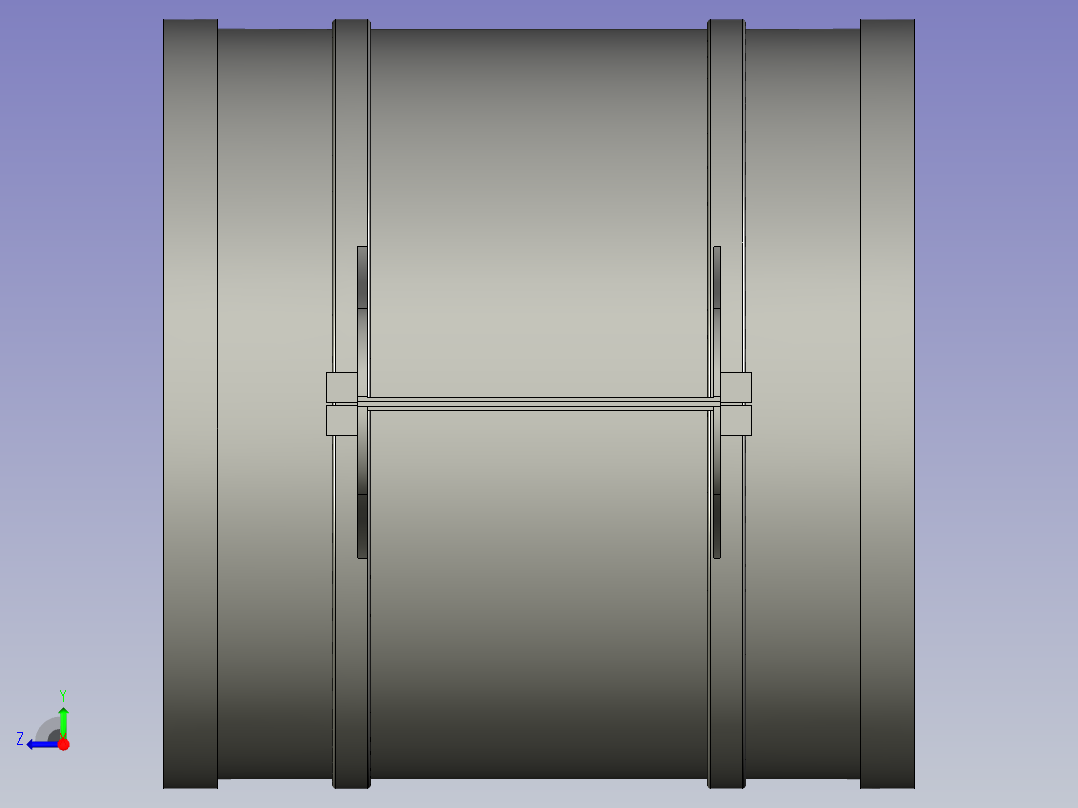 50KM带壳光纤卷产品02w右视图