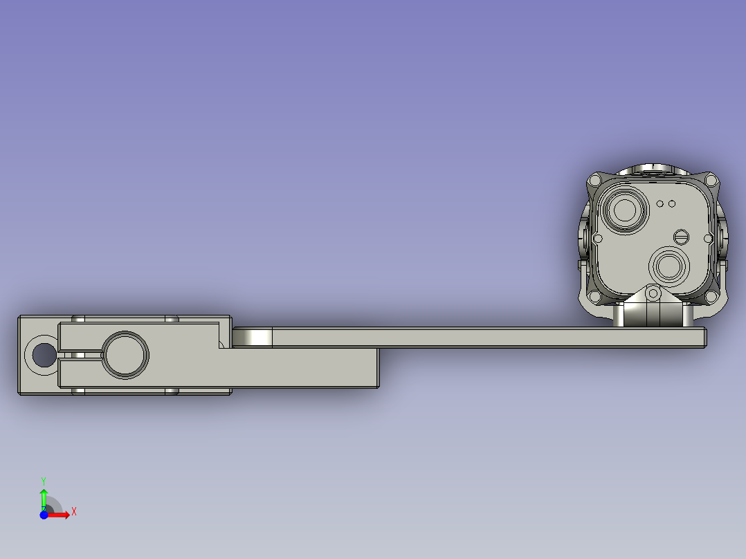 摄像头组件前视图