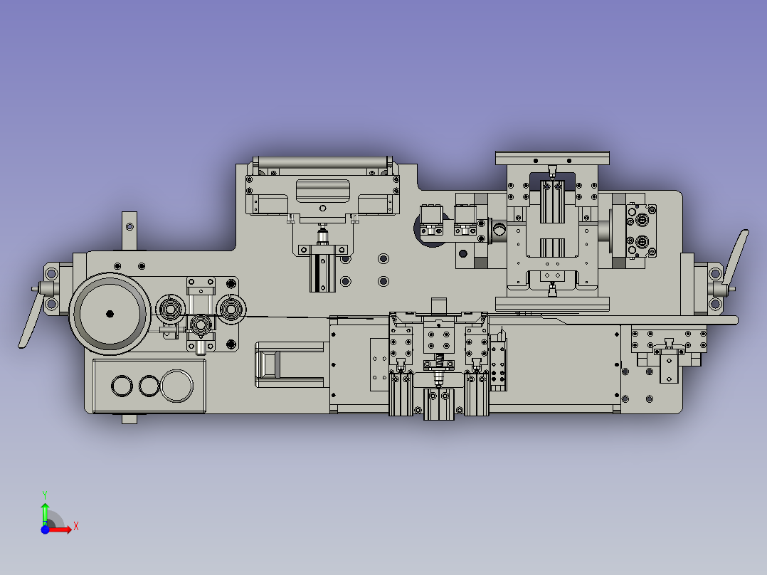 YX-04-13贴胶总装组件前视图