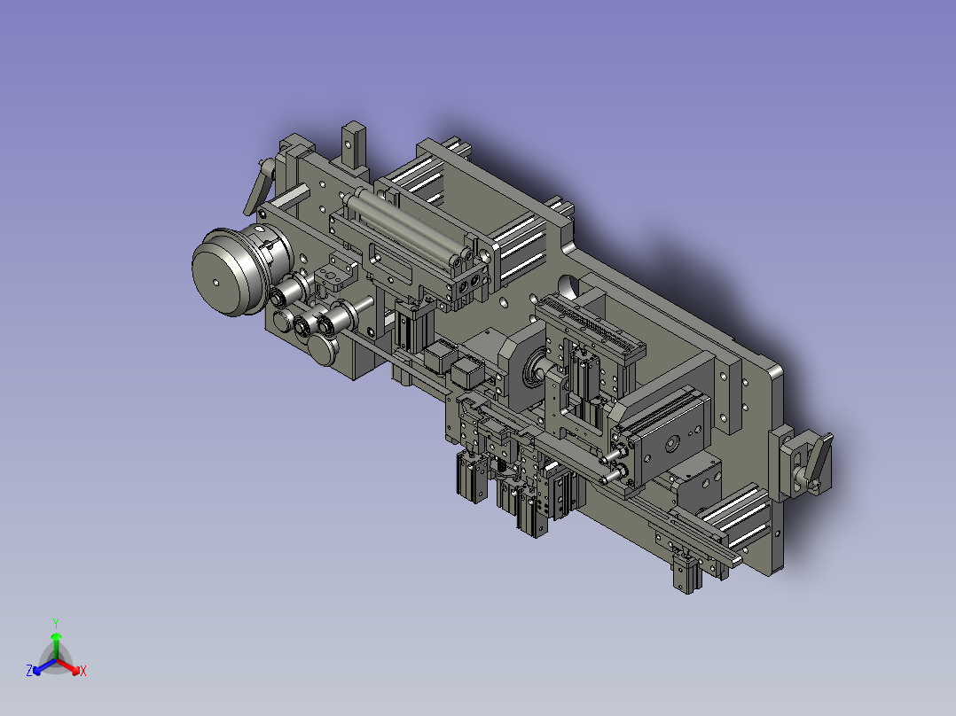 YX-04-13贴胶总装组件正等轴测图