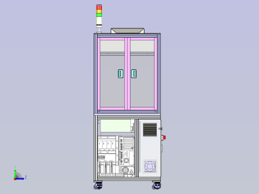 可移动机柜左视缩略图