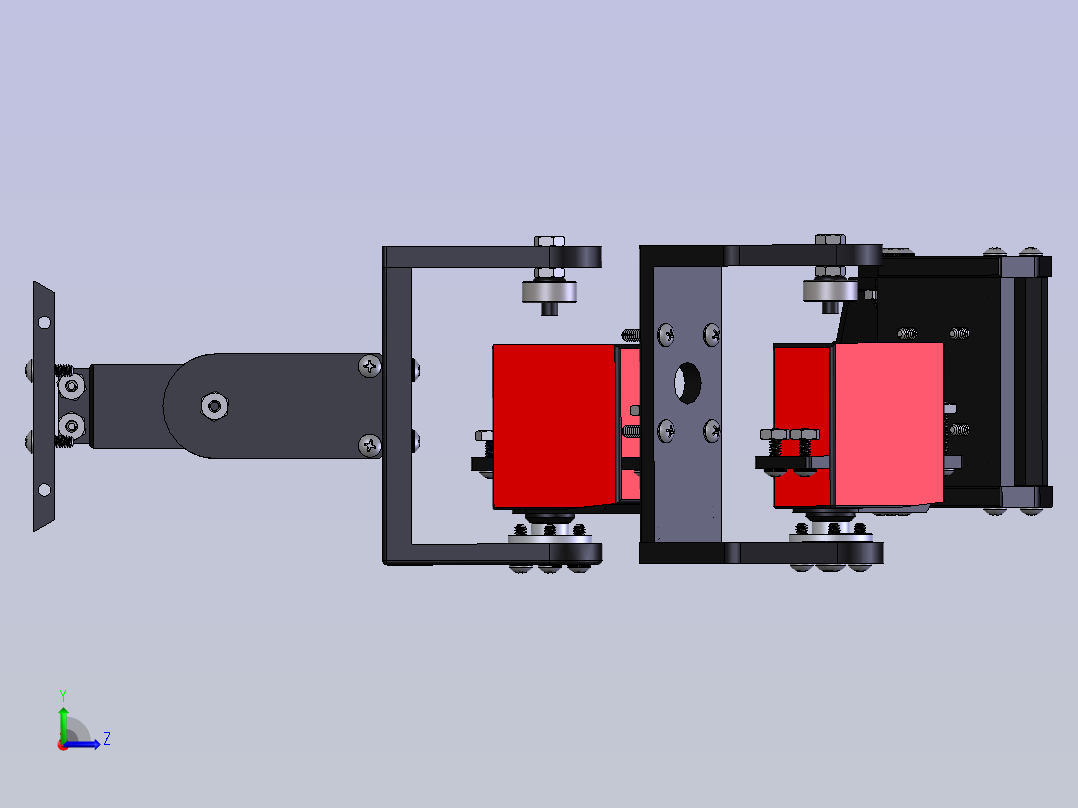 六足蜘蛛左视图