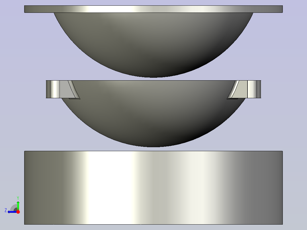 培养箱 PET 圆顶右视图