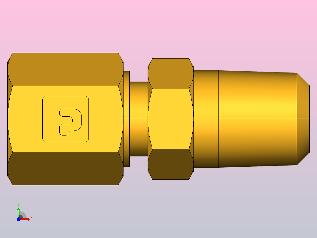 公接头68C 2 1前视图