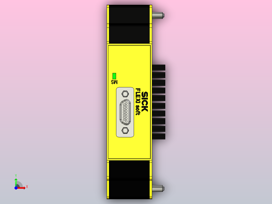 FX3-MOC000000安全控制器前视图
