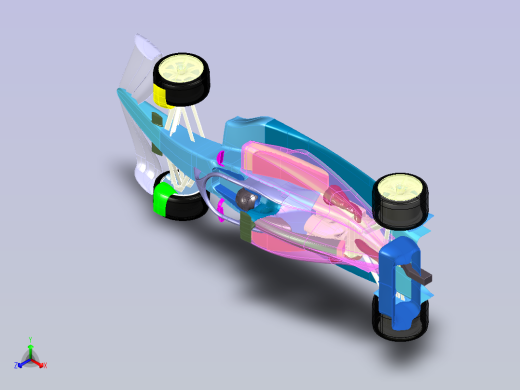 Seguracing F1方程式赛车模型3D图纸 CATIA设计.x_t