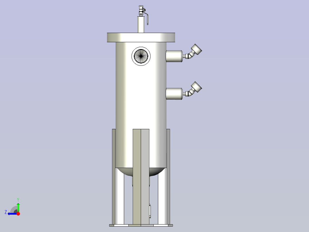 口袋过滤器25 50um右视图