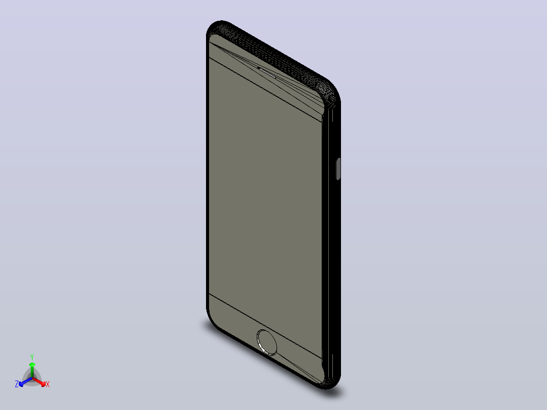 iPhone6手机壳正等轴测图