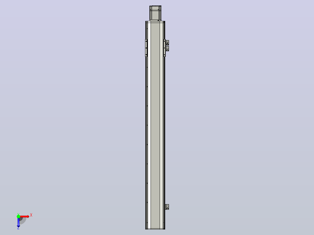 MT100BS半封闭丝杆滑台[MT100BS.L#.850.BC.P20.C3]俯视图