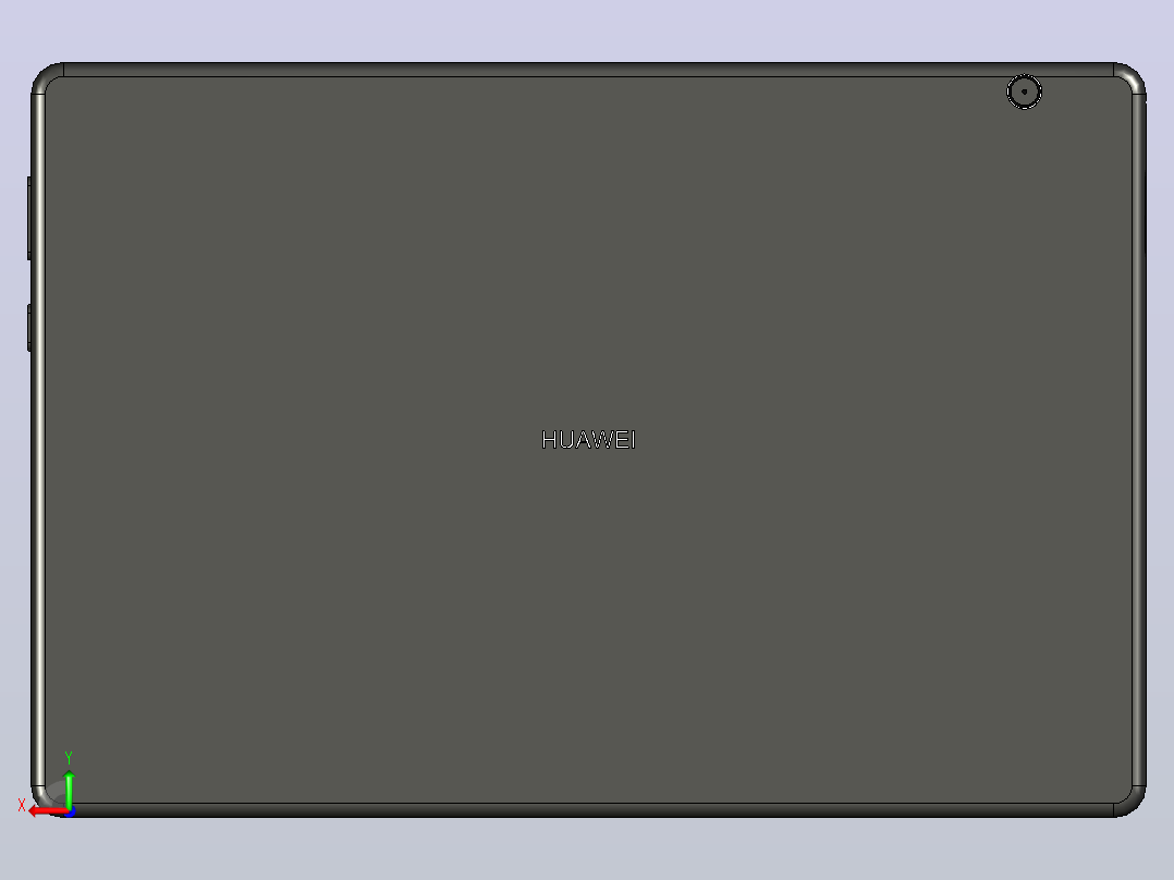 平板电脑华为mediapad t5后视图