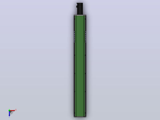DMSL135-NCM长行程丝杆模组直线滑台（电机直连）[DMSL135-L05S700-DT400-C2U-NCM-P5]俯视缩略图