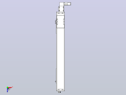 MCB10无尘皮带滑台[MCB10-L32-800-R-100W-C3]俯视缩略图