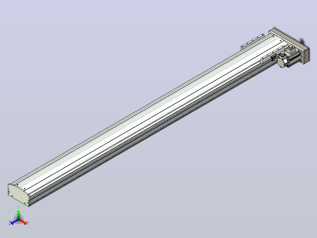 日规模组半封闭丝杆TPA-HNR-220D-3210C-L2350-ML-C-P1K-N3主视图