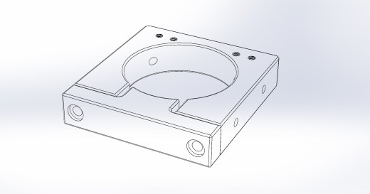 是用于数控铣床的RT0700C Makita刳刨机的安装夹具缩略图