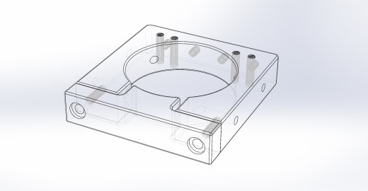 是用于数控铣床的RT0700C Makita刳刨机的安装夹具缩略图