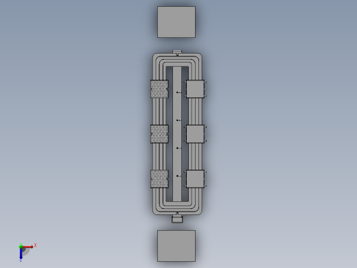 PCB电路板生产加工工厂用回转运输线俯视缩略图