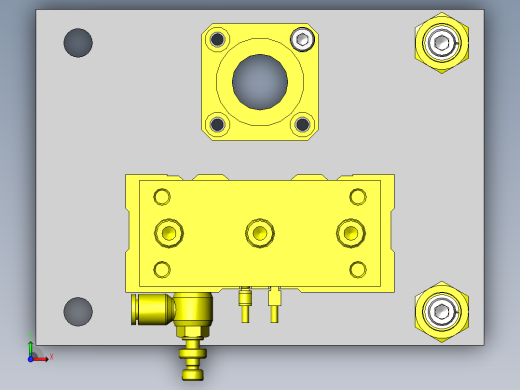 台车定位机构俯视缩略图